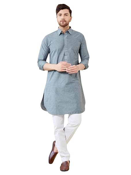 See Designs Cotton Pathani Kurta Set